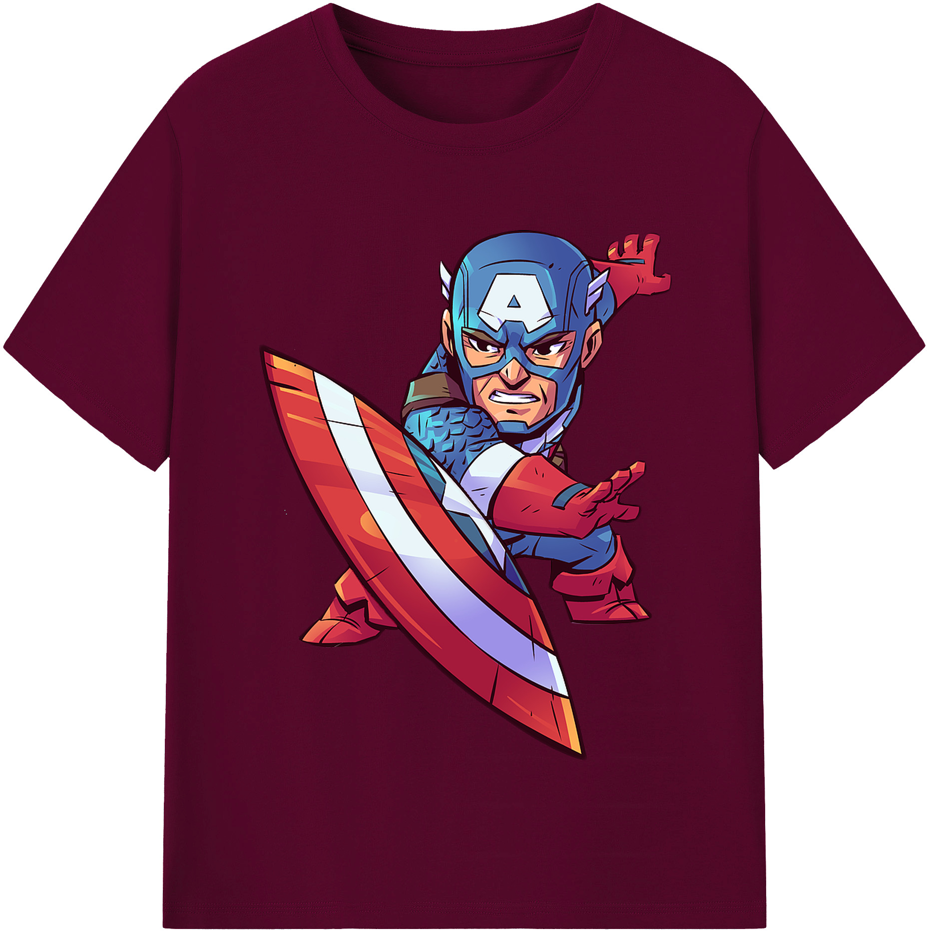 （画像用） アベンジャーズ The Avengers レディースカジュアルプリントTシャツ（綿100％）